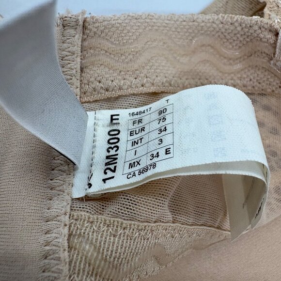 Simone Perele 12M300E Celeste ConvertibleStrapless Underwire Bra 34E - Picture 3 of 3